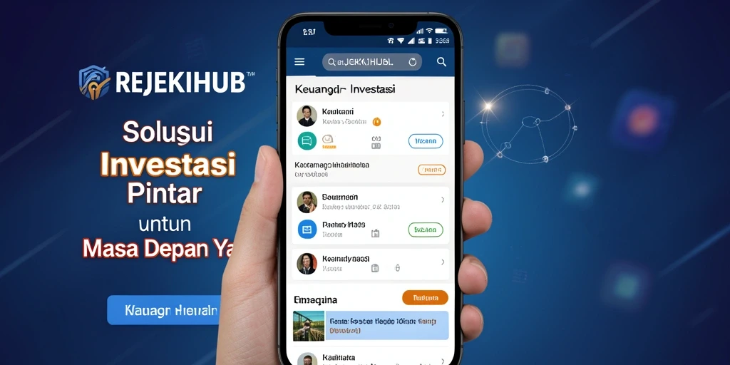 Tampilan antarmuka REJEKIHUB yang intuitif dan mudah digunakan.