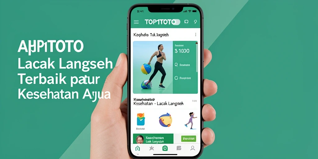Tampilan antarmuka yang menarik dari aplikasi Lacak Langkah.