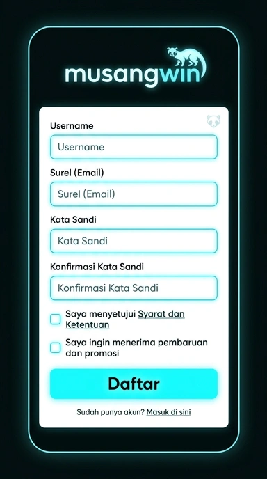 Buat Akun Baru musangwin untuk Pengguna Android